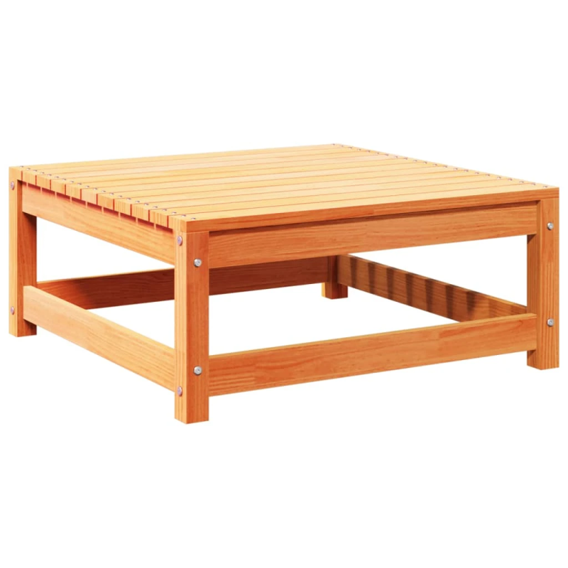 vidaXL 7-daļīgs dārza dīvānu komplekts, vaska brūnas priedes masīvkoks