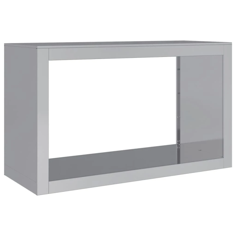 vidaXL malkas uzglabāšanas statīvs, 100x40x60 cm, cinkots tērauds