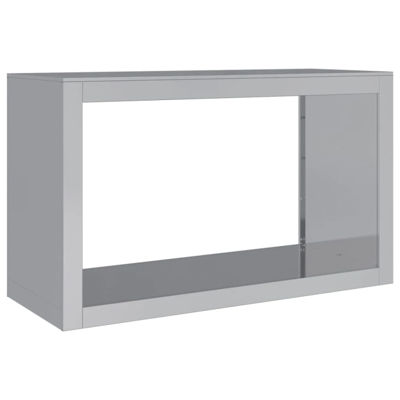 vidaXL malkas uzglabāšanas statīvs, 100x40x60 cm, cinkots tērauds