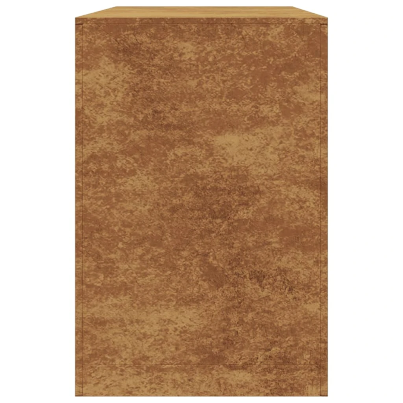 vidaXL Malkas plaukts 100x40x60 cm laikapstākļiem izturīgs tērauds