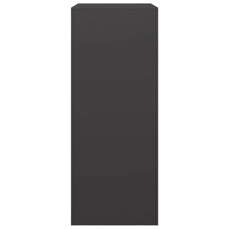 vidaXL malkas uzglabāšanas statīvs, melns, 60x40x100 cm, tērauds