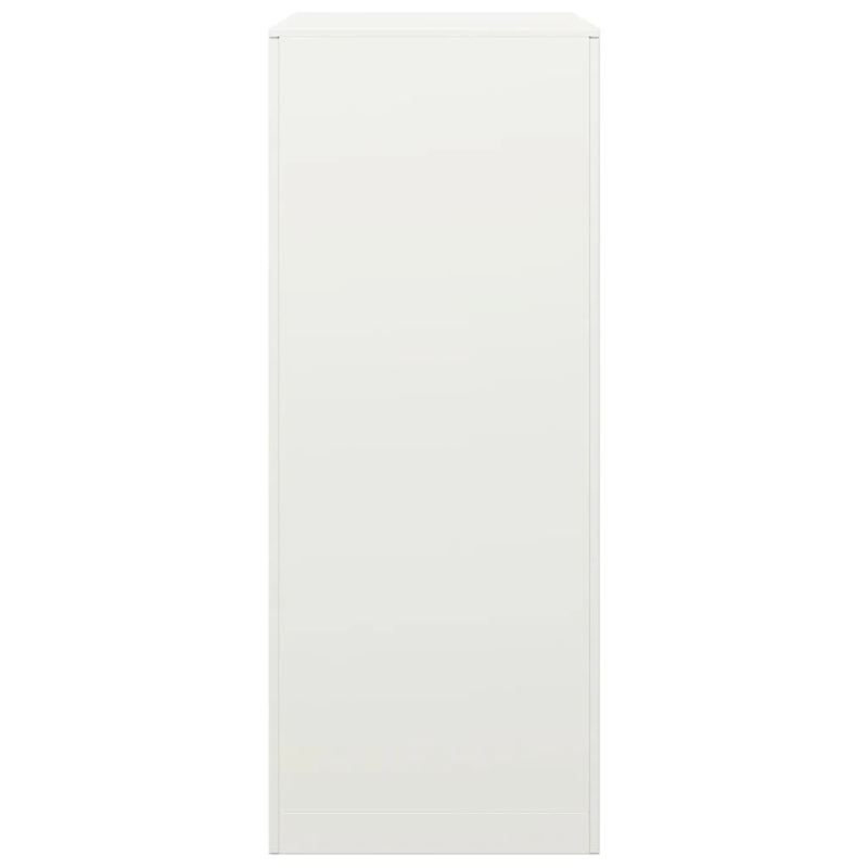 vidaXL malkas uzglabāšanas statīvs, balts, 60x40x100 cm, tērauds