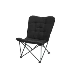 Krēsls tūrisma melns 76x77x96cm