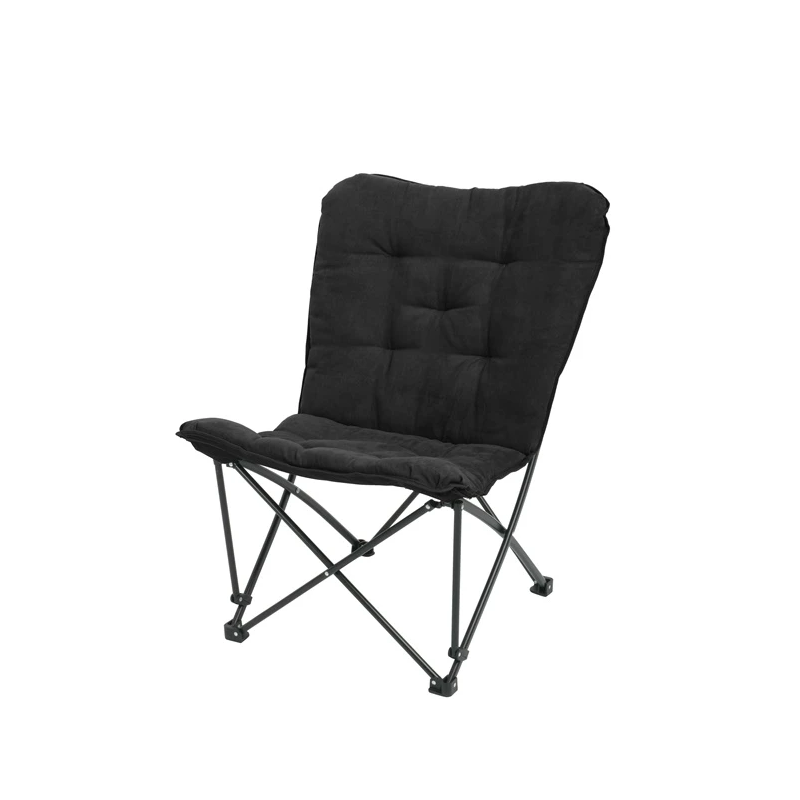 Krēsls tūrisma melns 76x77x96cm