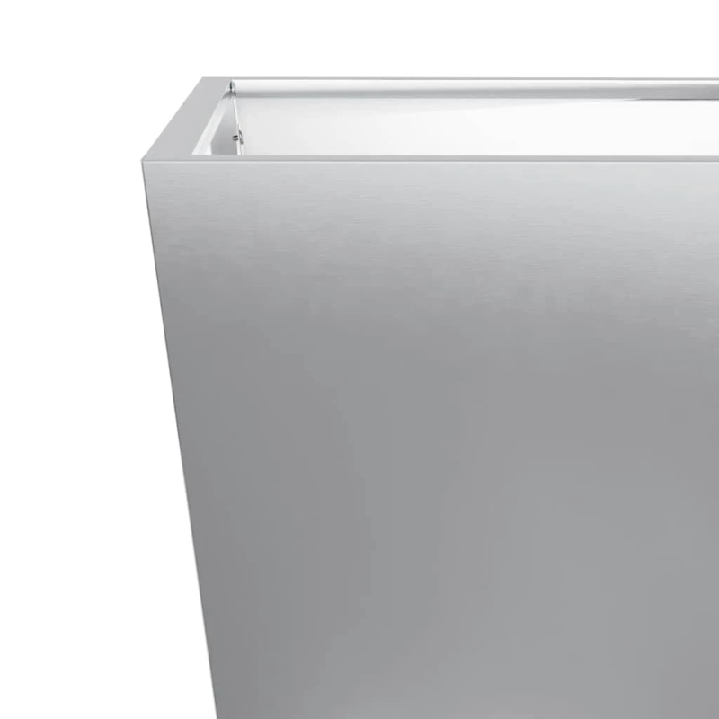 vidaXL dārza puķu kaste, 30x30x30 cm, cinkots tērauds