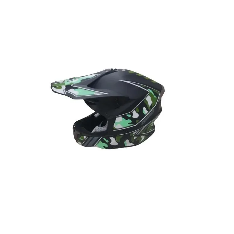 Motocikla ķivere HD-806, L ,59-60 cm,, melna-zaļa