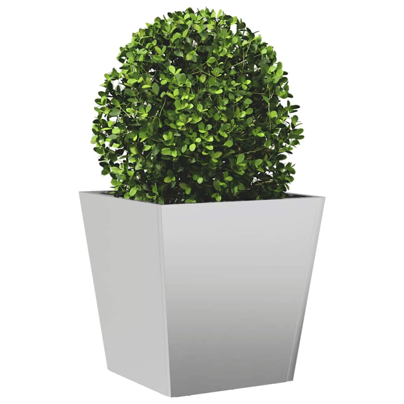 vidaXL puķu kaste, 40x40x40 cm, cinkots tērauds