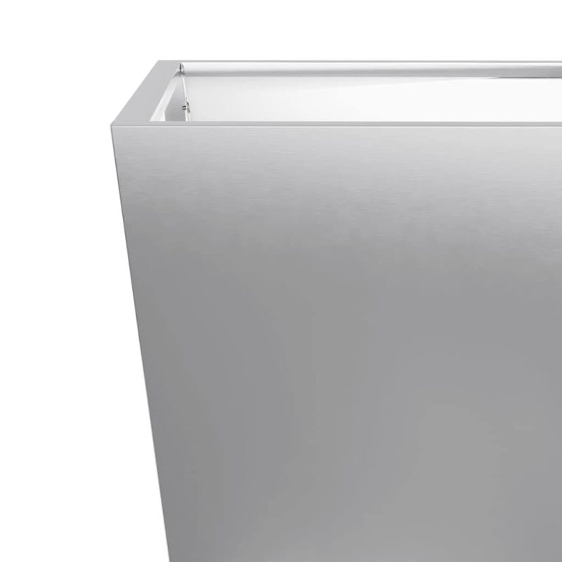 vidaXL dārza puķu kastes, 2 gab., 40x40x40 cm, cinkots tērauds