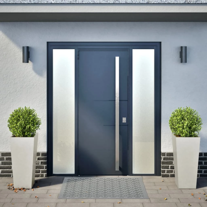 vidaXL dārza puķu kastes, 2 gab., 35x35x75 cm, nerūsējošs tērauds