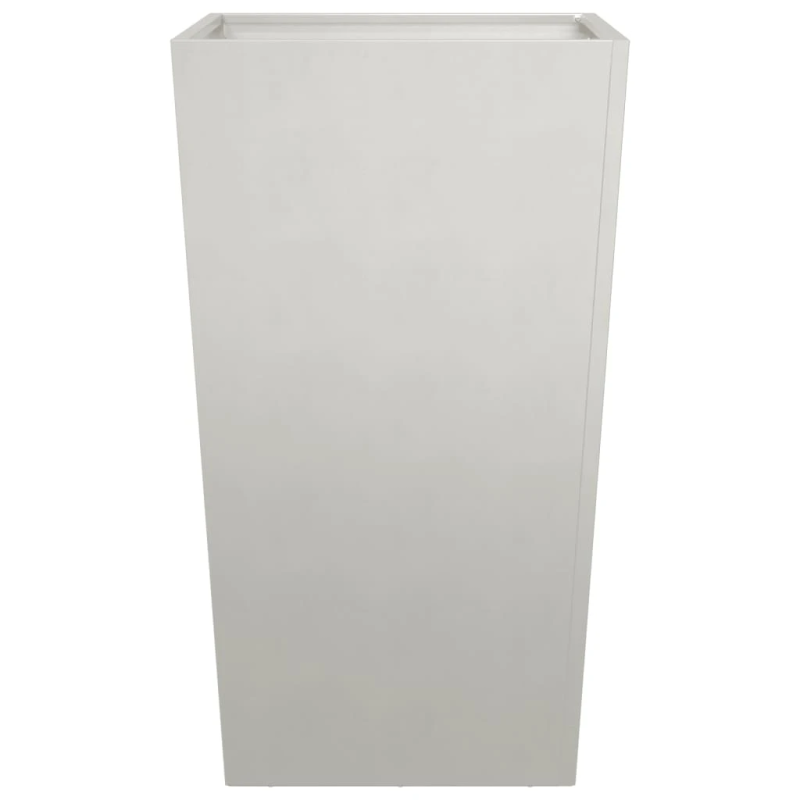 vidaXL dārza puķu kastes, 2 gab., 45x45x75 cm, nerūsējošs tērauds