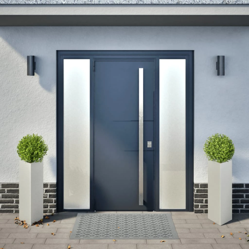 vidaXL dārza puķu kastes, 2 gab., 30x26x75 cm, nerūsējošs tērauds