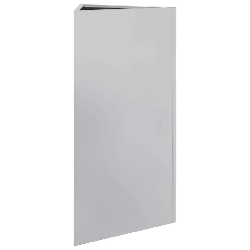 vidaXL dārza puķu kaste, 40x40x75 cm, cinkots tērauds