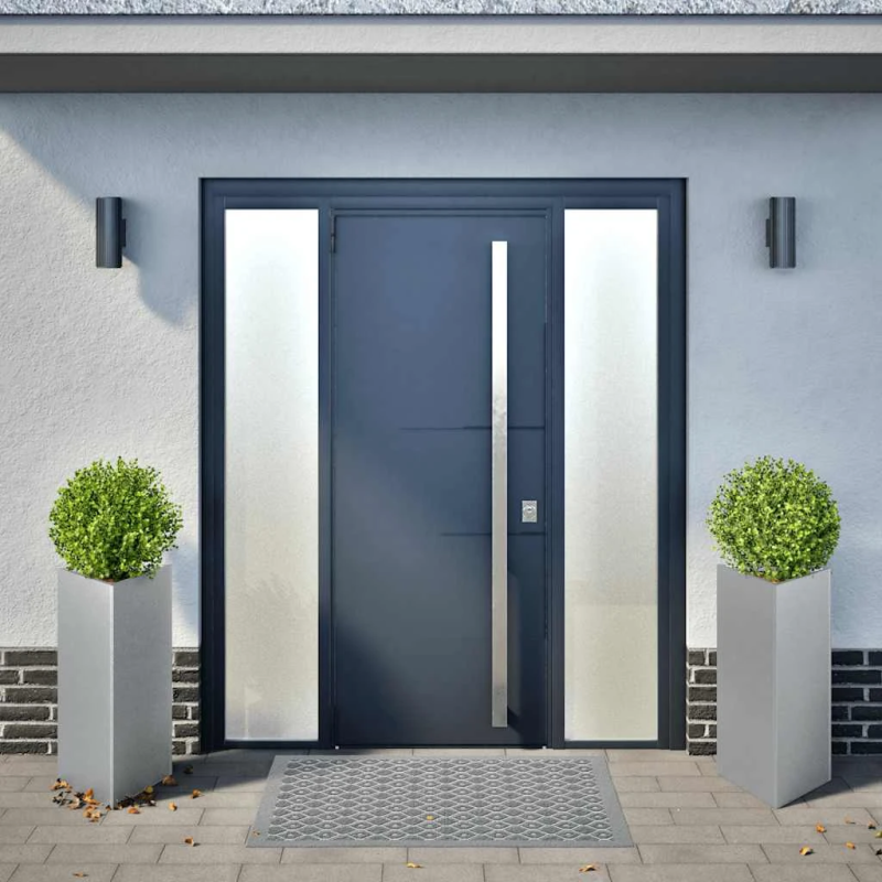 vidaXL dārza puķu kastes, 2 gab., 40x40x75 cm, cinkots tērauds