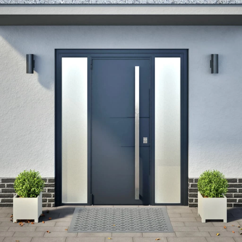 vidaXL dārza puķu kastes, 2 gab., baltas, 30x30x30 cm, tērauds