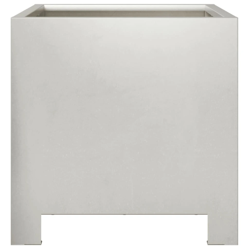 vidaXL dārza puķu kaste, 30x30x30 cm, nerūsējošs tērauds