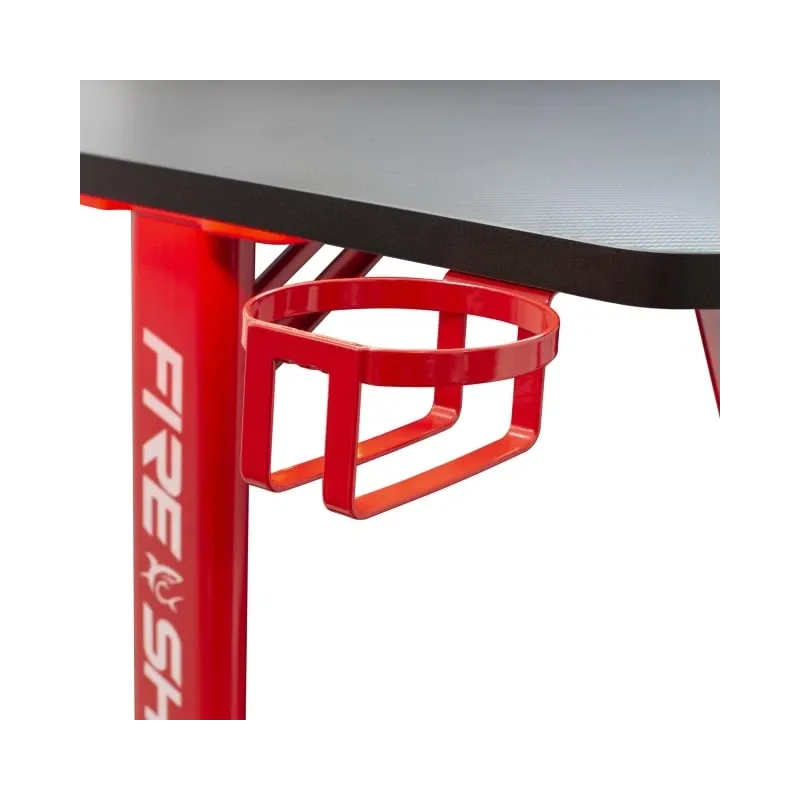 White Shark Gaming Desk Fire Shadow
