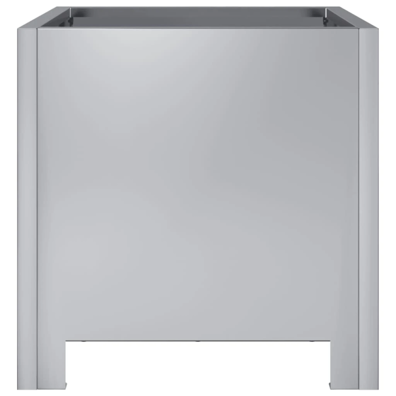 vidaXL dārza puķu kaste, 30x30x30 cm, cinkots tērauds