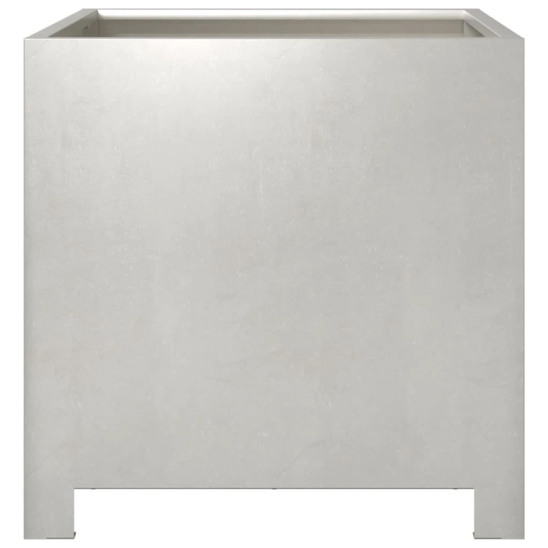 vidaXL dārza puķu kastes, 2 gab., 40x40x40 cm, nerūsējošs tērauds