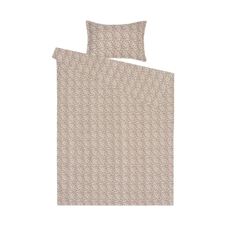 Комплект постельного белья Okko Leopard, коричневатый, 140 x 200 cm