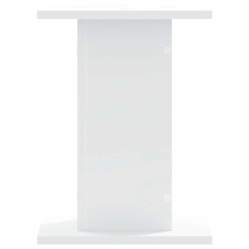 vidaXL skaļruņu statīvi, 2 gab., balti, 30x30x40 cm, inženierijas koks