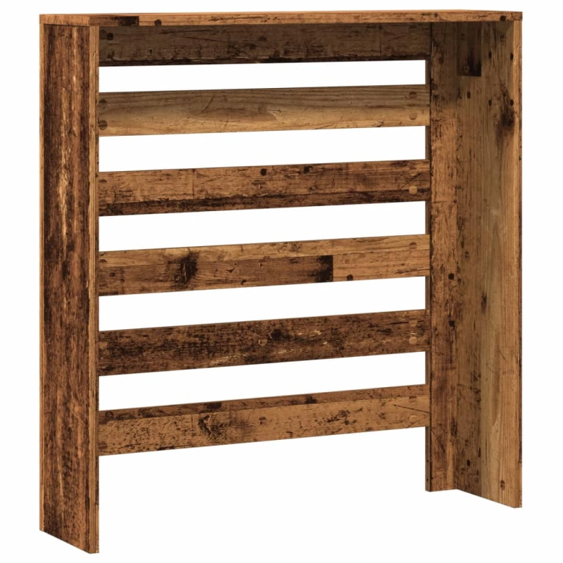 vidaXL radiatora pārsegs, koka krāsā, 78x20x82 cm, inženierijas koks