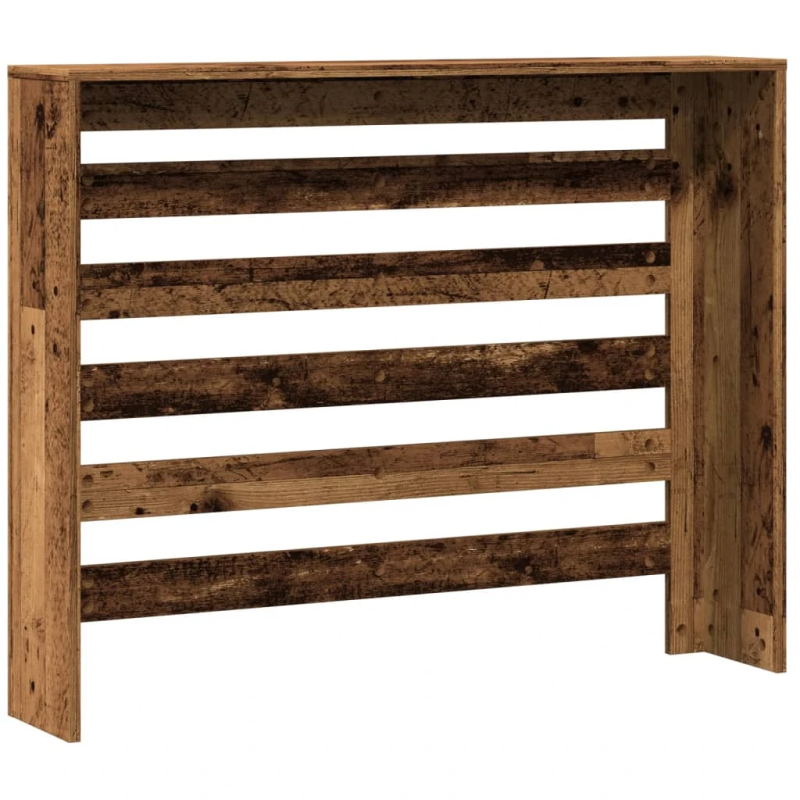 vidaXL radiatora pārsegs, koka krāsā, 104x20x82 cm, inženierijas koks