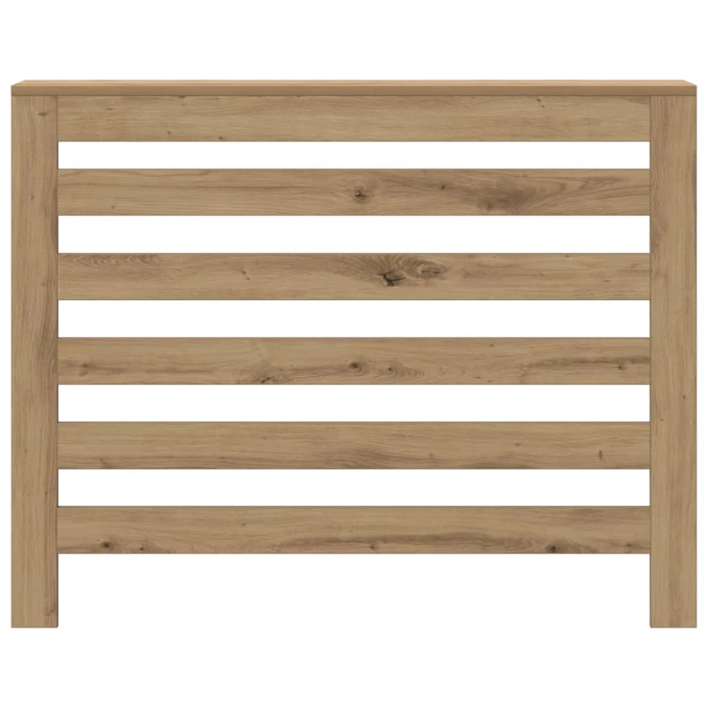 vidaXL radiatora pārsegs, koka krāsa, 104x20x82 cm, inženierijas koks