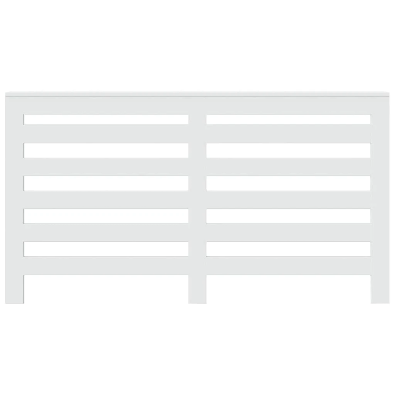 vidaXL radiatora pārsegs, balts, 149x20x82 cm, inženierijas koks