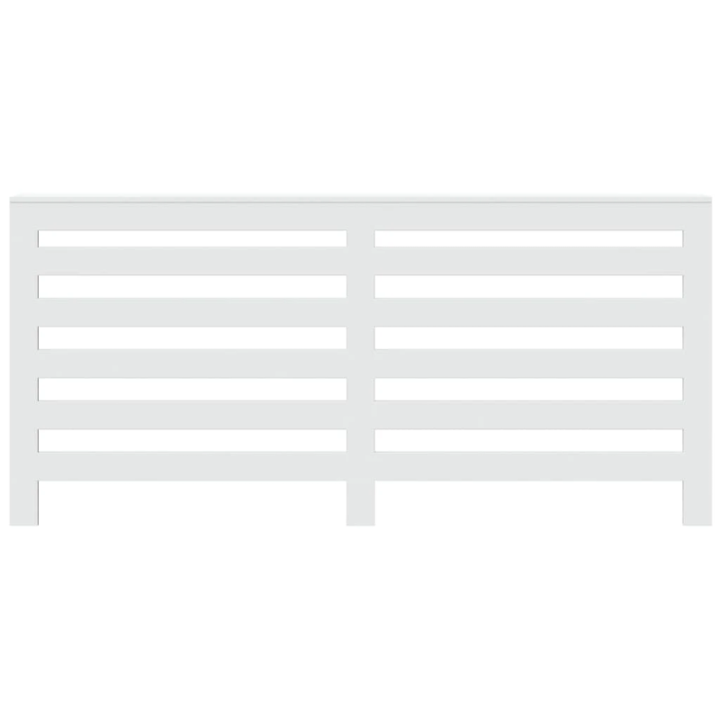 vidaXL radiatora pārsegs, balts, 175x20x82 cm, inženierijas koks