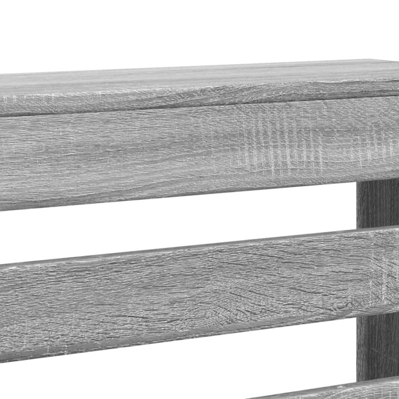 vidaXL radiatora pārsegs, pelēka ozola, 175x20x82cm, inženierijas koks