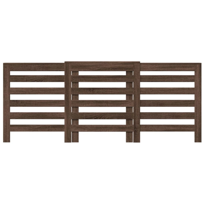 vidaXL radiatora pārsegs, brūna ozola, 205x21,5x83,5 cm, koks