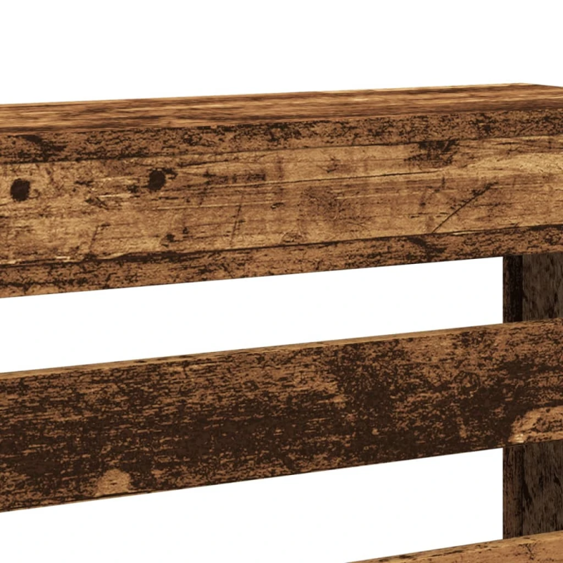 vidaXL radiatora pārsegs, koka krāsā, 205x21,5x83,5 cm, koks