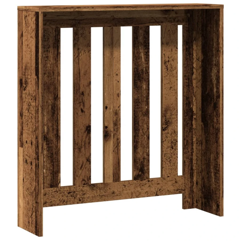 vidaXL radiatora pārsegs, koka krāsā, 78x20x82 cm, inženierijas koks