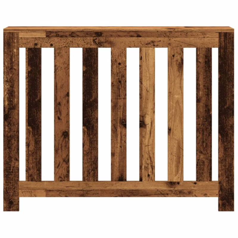 vidaXL radiatora pārsegs, koka krāsā, 104x20x82 cm, inženierijas koks