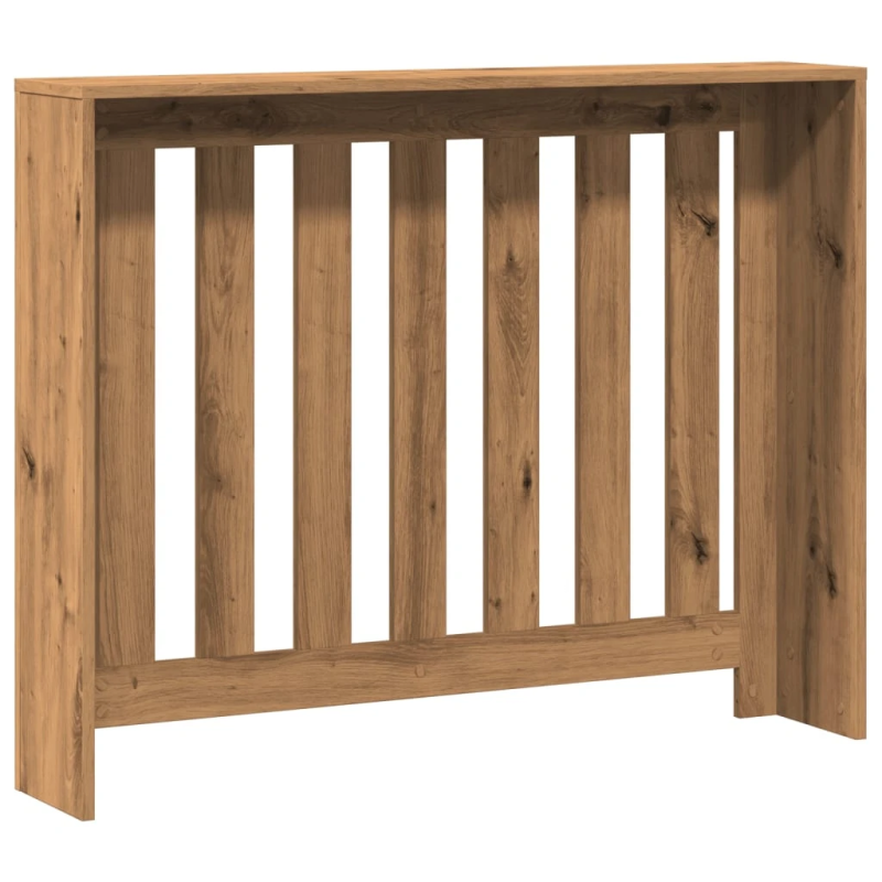 vidaXL radiatora pārsegs, koka krāsa, 104x20x82 cm, inženierijas koks