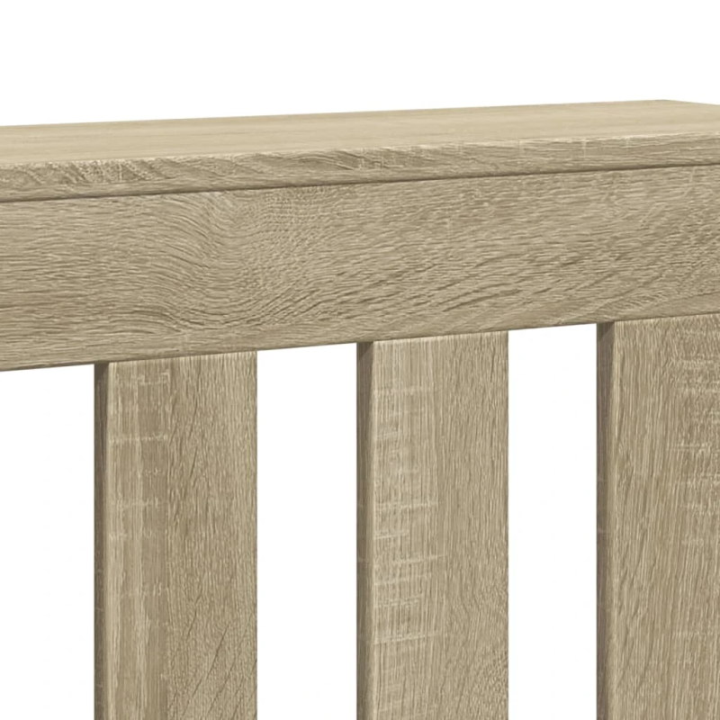 vidaXL radiatora pārsegs, ozolkoka, 149x20x82 cm, inženierijas koks