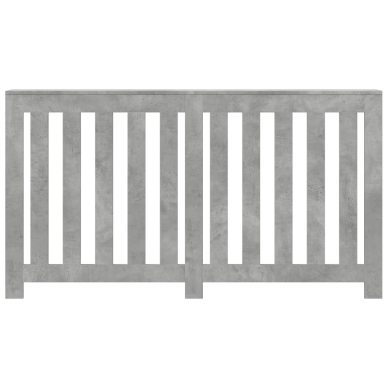 vidaXL radiatora pārsegs, pelēks, 149x20x82 cm, inženierijas koks
