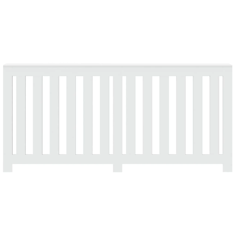 vidaXL radiatora pārsegs, balts, 175x20x82 cm, inženierijas koks