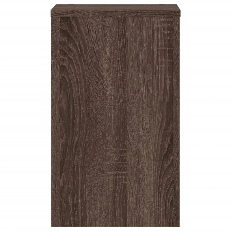 vidaXL augu statīvi, 2 gab., brūna ozola, 30x30x50 cm, koks