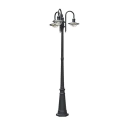 Vabalt seisev välisvalgusti Domoletti Korna, 15W, E27, IP44, must v., 60.8 cm x 212 cm