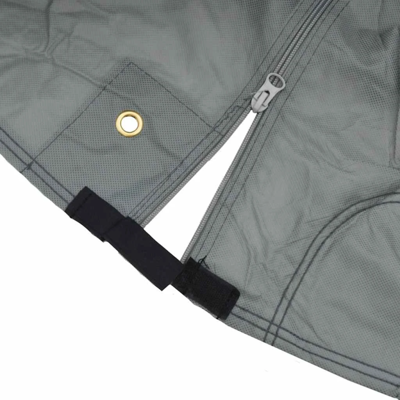 vidaXL dzīvojamo māju pārvalki, pelēki, 610x235x275 cm, neausts audums