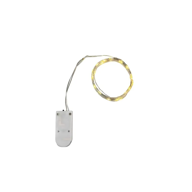 Spuldzīšu virtenes Domoletti Luma KLED-061A, 2 m, silti balta, 20 LED