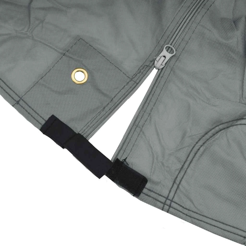 vidaXL dzīvojamo māju pārvalki, pelēki, 970x235x275 cm, neausts audums