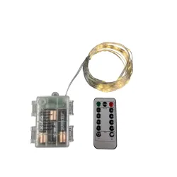 Гирлянда лампочек Domoletti Luma KLED-061B, 5 м, теплый белый, 50 LED