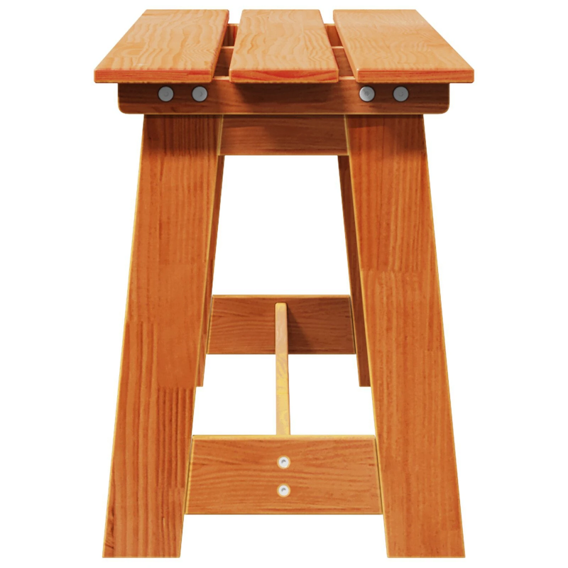 vidaXL Āra sols Brūna 119 x 47 x 35 cm Ciets priedes koks