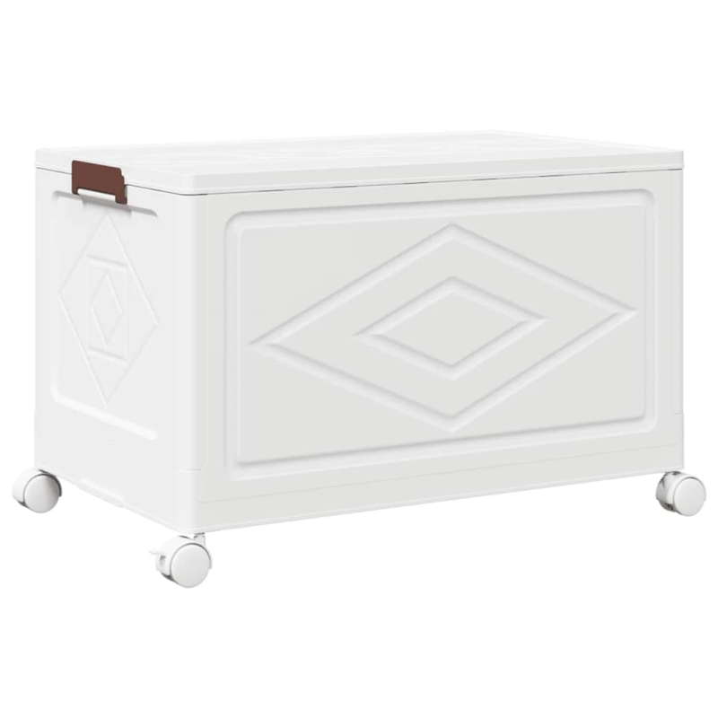 vidaXL sakraujami glabāšanas kaste ar riteņiem, 75 L, 64x40x41 cm