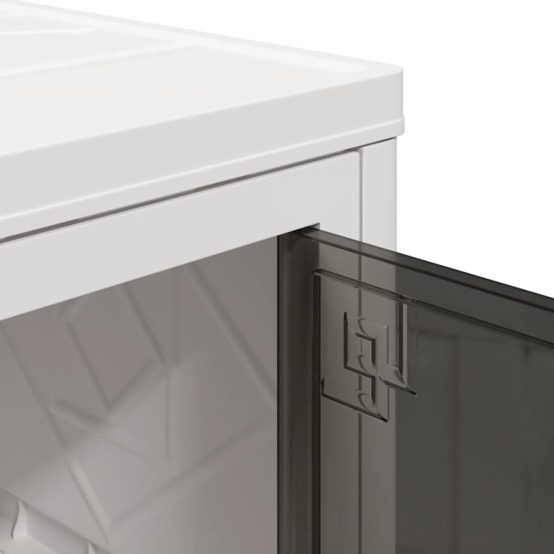 vidaXL Glabāšanas kaste ar riteņiem 4 līmeņu, 75 L, 64x40x141,5 cm