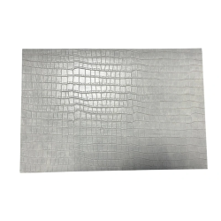 Paliktnis crocodile pelēks 30x45cm