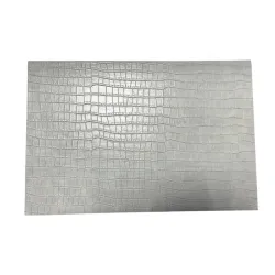 Stalo padėkliukas Domoletti Crocodile KSKHLG-0146, 45 cm x 30 cm, Pilka sp.