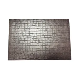 Lauamatt Domoletti Crocodile KSKHLG-0148, 45 cm x 30 cm, Pruun v.